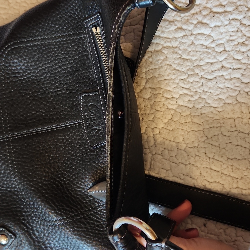 Vintage Y2K Coach Penelope Hippie Pebbled Leather Crossbody Bag - Picture 9 of 12